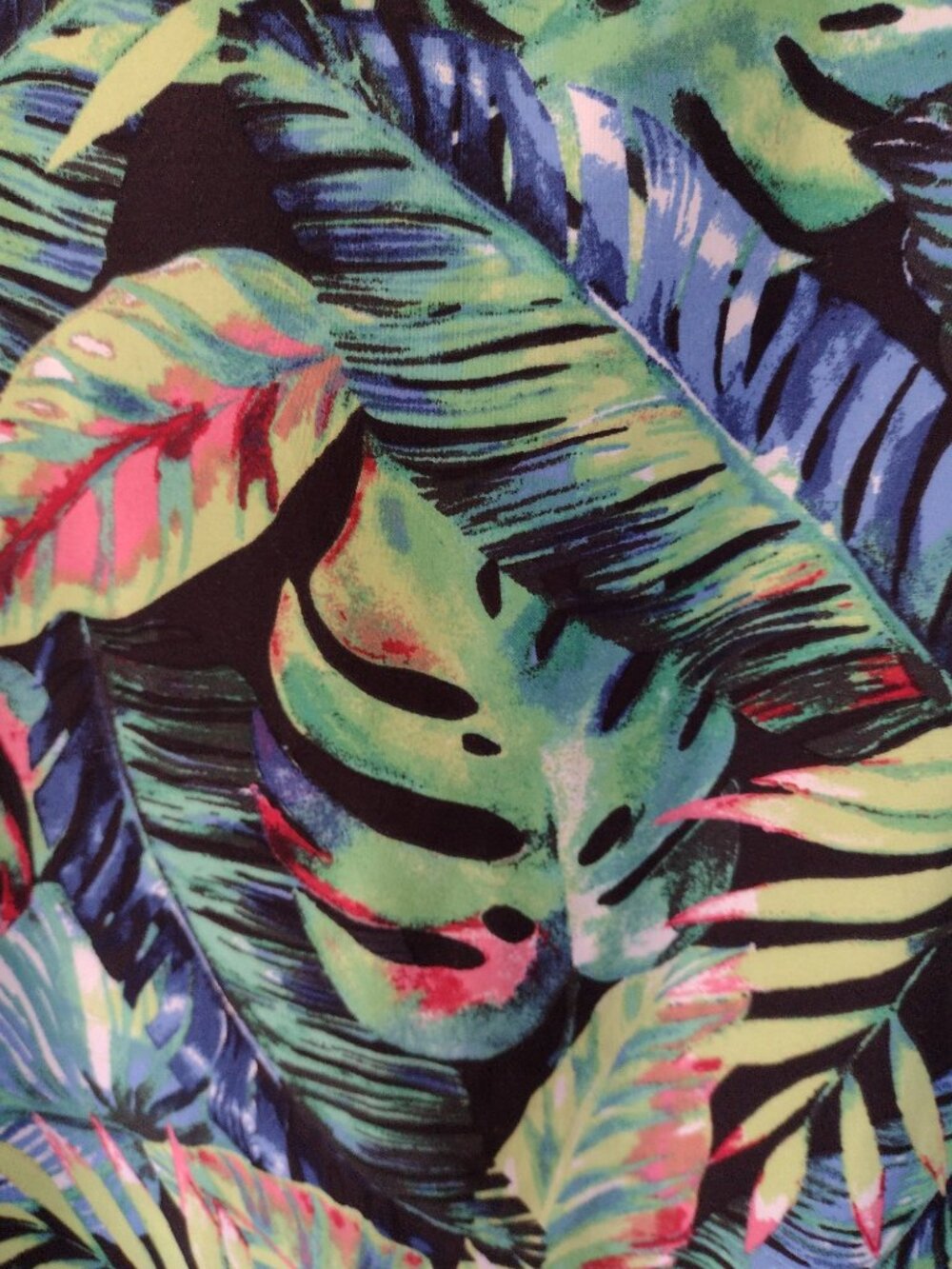 Faded Glory Tropical Leaf Tank Top  Small - Picture 4 of 5